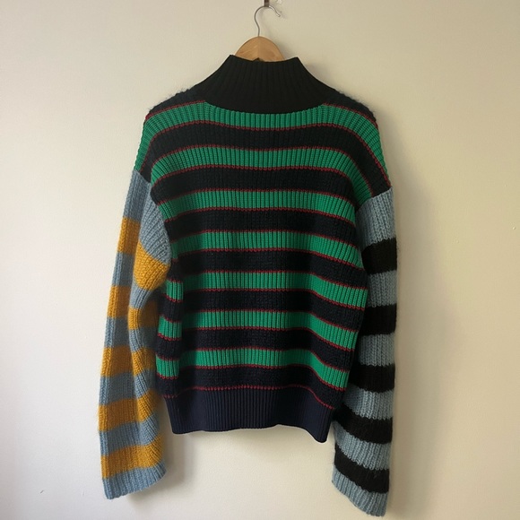 Kenzo Striped Mock Neck Sweater - Picture 2 of 8